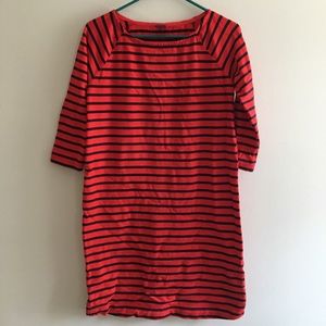 Gap maternity boatneck stripped dress